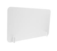 WRITWAA Tablero Divisor De Protección contra Salpicaduras 50x30 Cm De PVC Resistente para Oficina, Escuela y Restaurante, Panel Separador De Mesa Seguro y Fácil De Limpiar