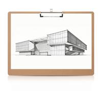 WRITWAA Tablero Portapapeles A3 Horizontal con Clip Metálico Ajustable Resistente y Ligero Portapapeles para Oficina y Cocina Organizador de Documentos para Dibujo y Escritura Paquete