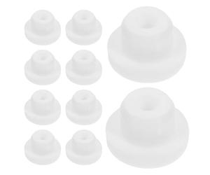 WRITWAA Tapones de Silicona para Agujeros Redondos 14 Mm, 10 Unidades, Sellado Flexible para Tubos y Botellas, Accesorios Industriales para Baño y Tuberías