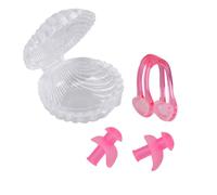 WRITWAA Tapones para Oídos y Clip de Nariz de Silicona Impermeables para Natación, Diseño Cómodo y Resistente para Actividades en Piscina y Ducha