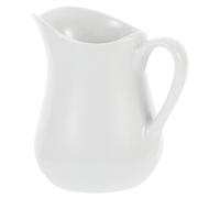 WRITWAA Taza de Cerámica para Leche 100 Ml Con Vertedor Antigoteo Recipiente Creativo para Salsa y Jugo Adecuado para Hogar Cafetería y Restaurante