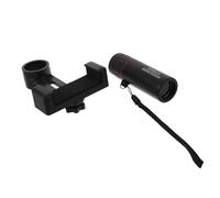 WRITWAA Telescopio Monocular para Exteriores y Aventura, Alta Definición, Compatible con Teléfono, Ligero y Portátil de Plástico Negro para Turismo y Senderismo