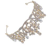 WRITWAA Tiara De Boda Para Novia De Gemas De Imitación Tocado De Para Mujeres Accesorios De Boda Obsequio De Despedida De Soltera Para Damas De Honor Fiesta De Cumpleaños