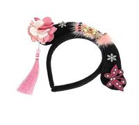 WRITWAA Tocado Estilo Diadema Para Peluca Accesorio Para Disfraz Chino De Mujer Para Fiestas De Cosplay De Escenario Historico
