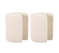 WRITWAA Tope de Puerta Antipinchazos para Bebés, 2 Unidades, Soporte Cilíndrico de Espuma Nbr Beige, Protección Antirruido y Seguridad Infantil Hogar