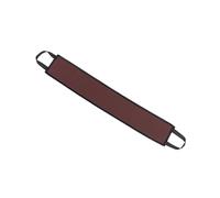 WRITWAA Towel Exfoliante Para Ducha Strap Aplicador De Aceite De Funda Suave Para Masaje y Cuidado Color Marrón Con Bandolera