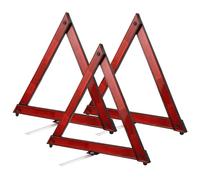 WRITWAA Triángulos Reflectantes de Seguridad Vial para Coche Plegables y Portátiles Juego de 3 Unidades Señal de Emergencia y Advertencia para Carretera Marcador Vial Reflectante