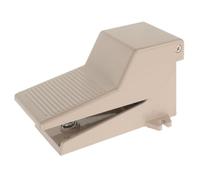 WRITWAA Válvula neumática de pedal: Interruptor de pedal, válvula de control momentánea metálica de 2 posiciones y 5 vías para regulación del flujo de cilindros neumáticos en maquinaria de