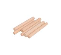 WRITWAA Varillas Redondas de Madera Maciza de Haya 14 X 40 CM Pack 10 Piezas Palitos de Madera para Manualidades Bricolaje Construcción de Maquetas y Proyectos Artísticos