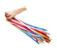 WRITWAA Varitas de Hadas con Campanas y Cintas Serpentinas Multicolor, 20 Piezas, para Decoración de Bodas y Fiestas, Palitos de Cinta para Eventos y Recuerdos Festivos Color Aleatorio