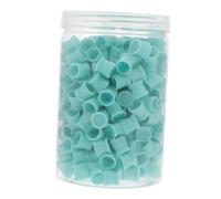 WRITWAA Vasos Mezcladores De Pigmentos De Silicona Desechables 300 Unidades Tamaño Mediano Color Azul Para Tatuajes Uso Profesional y Salones De Belleza