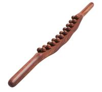 WRITWAA Wooden Massage Stick Body Gua Sha Tool for Full-body Muscle Relaxation Scraping Massager for Neck Back Shoulders and Feet Household and Beauty Salon Self-care Tool