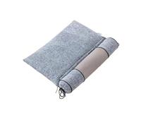 WRJAHCG Almohada Cervicales De Trigo Sarraceno, Ergonómico De Soporte, Almohada Ortopedica para Dormir, Ideal para Viaje, La Oficina, El Hogar,Gris