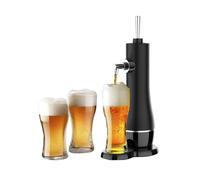 WRJAHCG Dispensador De Cerveza, Espumador De Cerveza En Lata Y Botella | Maquina ultrasónico De Cerveza, fabricante de espuma de cerveza para casa, Regalo para Los Amantes De La Cerveza, Negro