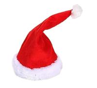 WRJLIN Gorro Eléctrico de Papá Noel, Gorro de Navidad que Canta y Baila, Gorro de Papá Noel con Música para Niños y Adultos, Suministros para Fiestas Navideñas
