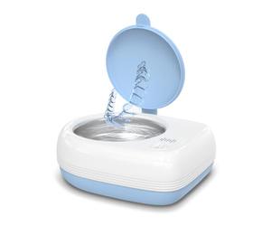 Wrklly Máquina limpiadora ultrasónica recargable de retenedores | 50 kHz 4.8 cm ultradelgada portátil | Alineadores de guardia nocturna | 6 tabletas limpiadoras incluidas | Modos de limpieza rápida y