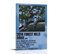 WRLIFWJXU J Cole 2014 Forest Hills DrivePóster lienzo pintura al óleo pintura decorativa arte póster colgante pintura hogar sala de estar dormitorio comedor 60 x 90 cm estilo marco