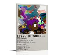 WRLIFWJXU Lil Uzi Vert Lil Uzi Vert Vs The WorldPoster Lienzo Pintura al óleo Pintura decorativa Póster de arte para colgar en el hogar, sala de estar, dormitorio, comedor, 60 x 90 cm, estilo marco