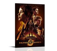 WRLIFWJXU Póster de Los Juegos del Hambre sobre lienzo, pintura al óleo, pintura decorativa, póster decorativo para colgar en el hogar, sala de estar, dormitorio, comedor, 30 x 45 cm, estilo marco