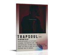 WRLIFWJXU Póster decorativo de Bryson Tiller Trapsoul, pintura al óleo, pintura decorativa, para colgar en el hogar, sala de estar, dormitorio, comedor, 40 x 60 cm, estilo marco
