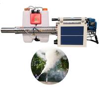 Wrobelax Máquina de nebulización térmica portátil de 15 L, nebulizador de desinfección, nebulizador ULV, atomizador eléctrico en aerosol para desinfección interior y exterior, 120 A