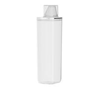 Wrohto Dispensador de detergente para lavandería, caja de almacenamiento para suministros de lavandería, salida en forma de U, contenedor de polvo de lavandería, almacenamiento y organización de