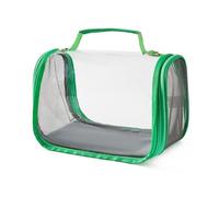 Wrohto Foldable Butterfly Habitat, Transparent Mesh Net Enclosure with Handle, Clear Caterpillar Growing House for Kids Family Teens Educational Nature Exploration Outdoor Learning