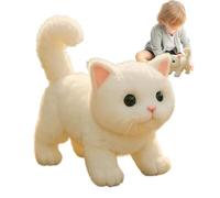 Wrohto Gato Robot - Peluche Eléctrico de Gato Realista,Regalo para Niños en Día de Acción de Gracias, San Valentín, Familia, Hijos, Amigos y Oficinas