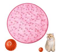 Wrohto Interactive Cat Toy, Electric Pet Exercise Toy, Robotic Moving Cat Toys, Keeps Engaged and Active, Stimulates Playtime and Hunting Instincts, Ideal for Indoor Cats, 2.17x2.17 in