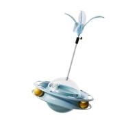 Wrohto Interactive Windmill Cat Toys, 4-in-1 Kitten Toy, Treat Dispenser Toy, Slow Food Dispenser Cat Toys, Interactive Cat Ball Toys, Indoor Cat Toy, Outdoor Cat Toy, Kitten Enrichment Toys