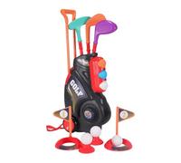 Wrohto Kids Golf Clubs 3-5, Portable Golf Club Set, PP Lightweight Outdoor Toy For Girls, Perfect For Christmas, Lawn, Backyard, Garden, Indoor, Birthday, Children Play Experience, 25.5x15x39cm