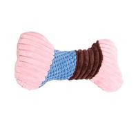 Wrohto Puppy Teething Chew Toys, Interactive Dog Plush Toy, Squeaky Dog Toy, Soft Corn Flannel Toy, Bone Shape Puppy Toy, Durable Plush Dog Toy, Teething Chew Toys For Puppies, Creative Chew Toy, Safe