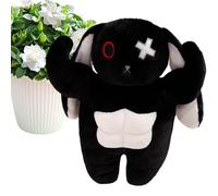 Wrohto Rabbit Plush, Scary Muscle Bunny Standing Plush Toys for Adults, Soft Huggable Doll Throw Pillow for, Bedside Sofa Decoration, Car Travel Buddy, Desk Shelf Ornament