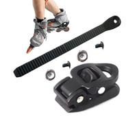 Wrohto Roller Skate Buckle, Adjustable PVC Energy Strap Buckles for Skating Shoes, Replacement with Screws, Ideal for Ski Shoes Accessories, Enhance Your Skating Experience with Support, 8.27 Inches