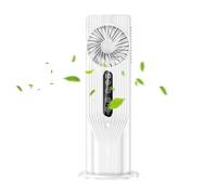 Wrohto Silent Desk Fan with Humidifier, 810g Quiet Ventilator with 100ml Water Tank and Remote Control, Misting Fan for Home Tent Camping Bedroom Outdoor Dorm Truck Patio Indoor Car Nursery