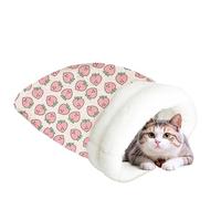 Wrohto Sleeping Bag For Cats, Cat Burrow Bed, Winter Cat Bed, Cashmere Cat Sleeping Bed, Warm Cat Sack, Semi-Enclosed Cat Bed, Small Dog Sleeping Bag, Cozy Pet Bed, Cat Sleeping Bag, Soft Cat Bed