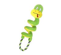 Wrohto Squeaky Dog Toys, Interactive Puppy Toys, Plush Material, Chew-Resistant Plush Rope, Teething Support, Hygiene Training Toy For Small Medium Dogs, 40x11cm/15.75x4.33 In, 1 Pack
