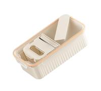 Wrohto Storage Container, Anti-Slip Food Box, Sealed Kitchen Organizer, Detachable Lid Design, Built-In Onion Cutter, Space-Saving Structure, Perfect for Fridge, Pantry, Meal Prep, 27x15x8cm