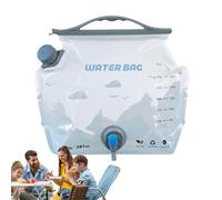 Wrohto Water Storage Bag, Portable Water Container, Foldable Liquid Carrier, 8L Capacity, Leakproof Design, Space Saving Build, Easy to Carry, Perfect for Travel, Garden, Vehicle, Fire Prevention