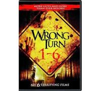 Wrong Turn 1 - 6 DVD de colección completa (giro equivocado 1 / 2: Dead End / 3: Left For Dead / 4: Bloody Beginnings / 5: Bloodlines / 6: Last Resort)