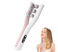 WRQIOO 6 ruedas doble barbilla removedor rodillo, reafirmante de la papada, dispositivo de elevación facial de 3 modos, masajeador facial contra las arrugas despedida de las caras grandes y pequeñas