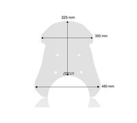 WRS RE002T Parabrisas Bulle Para-brise ROYAL ENFIELD Himalayan 450 2024-2026