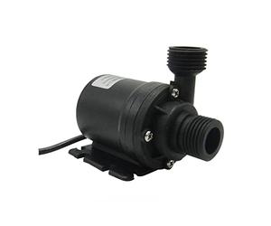 wrtgerht Mini Bomba pequeña 800L/H 5m 12V 24V Motor Solar sin escobillas Bomba de Agua de circulación de Agua Bombas de Agua sumergibles Agua Caliente Cabeza Alta Sumergible (Voltage : 12V)