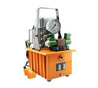 wrtgerht Mini Bomba pequeña Bomba eléctrica hidráulica ZCB-700AB-2 (válvula solenoide) Bomba de Aceite de Alta presión de Doble Circuito Bomba hidráulica eléctrica 220V 7L