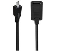 Wrtysully 0. Mini 5P Tipo C Hembra A 8-Pin Mini B Macho Cable de Carga Adaptador Convertidor Cable Cámara Cable A