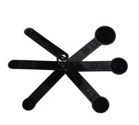 Wrtysully 1 Juego 6 Piezas 1/8-1 TBS Cucharones de plastico