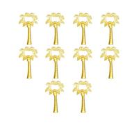 Wrtysully 10 Abridores de con Forma de Árbol de para Regalos de Invitados A la Boda, Recuerdos para Suministros de Recuerdo de Boda, Dorados