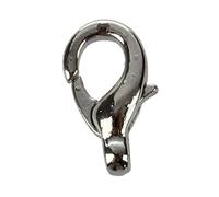 Wrtysully 10 Cerradura mosqueton 12 x 7 mm Plata A00842