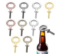 Wrtysully 10 Piezas Abridor de de Metal en Kit de Inserciones de Abridor de de Acero Inoxidable Hardware de Abridor de Cerveza Roscado