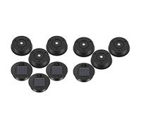 Wrtysully 10 Piezas de Luces Solares de Repuesto, Parte Superior de la Linterna Solar, Luces LED de la Tapa de la Linterna del Panel Solar para Colgar Al Aire Libre